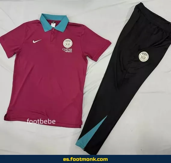 Polo Oficial del PSG 2025-2026 - Camiseta de Fútbol Roja - Edición Especial
