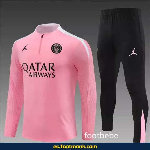 Chándal PSG Jordan 2024-2025 Rosa – Camisetas de Fútbol Oficiales, Edición Especial