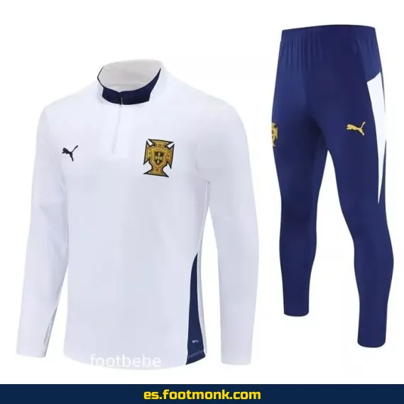 Chaqueta de Entrenamiento Portugal 2025-2026 Blanca – Edición Oficial