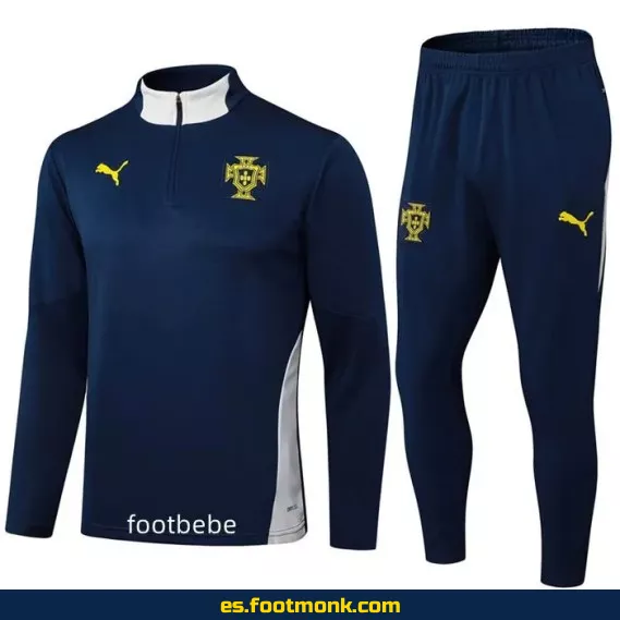 Sudadera Portugal 2025-2026 Azul – Camisetas de Fútbol Oficiales