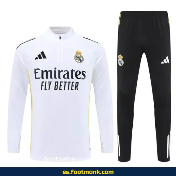 Chándal Real Madrid 2025-2026 Blanco - Camisetas de Fútbol Oficiales