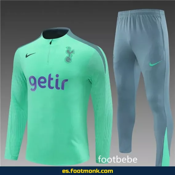 Chaqueta de Entrenamiento Tottenham 2024-2025 Verde Claro – Camiseta Oficial de Fútbol
