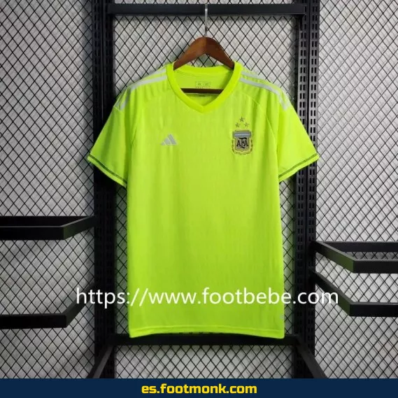 Camiseta de Portero Argentina 3 Estrellas 2022-2023 Verde – Edición Especial – Envío a Domicilio